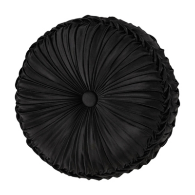J.Queen New York Brunello  Tufted Round Decorative Throw Pillow, , large
