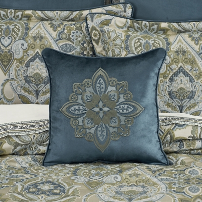J.Queen New York Avellino 18" Square Decorative Throw Pillow, , rollover