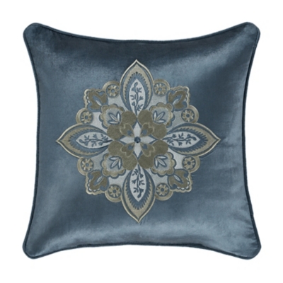 J.Queen New York Avellino 18" Square Decorative Throw Pillow, , large