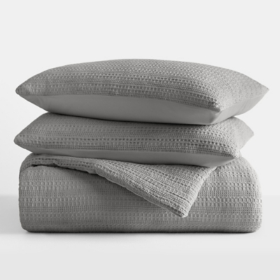 iEnjoy Home 3 Piece Full/Queen Comforter Set, Fog, large