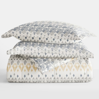 iEnjoy Home Mayan Stamp Twin/Twin XL Comforter Set, Gray, large