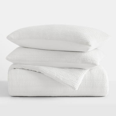 iEnjoy Home 3 Piece Twin/Twin XL Comforter Set, White, large