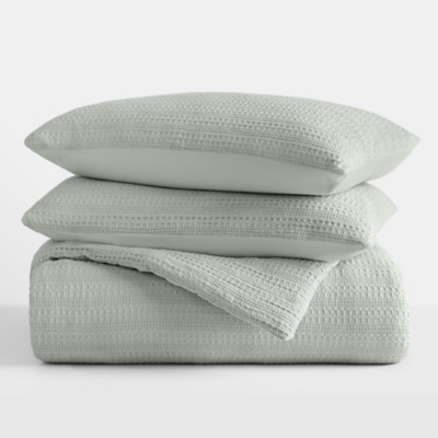 iEnjoy Home 3 Piece King/California King Comforter Set, Green Mist, large