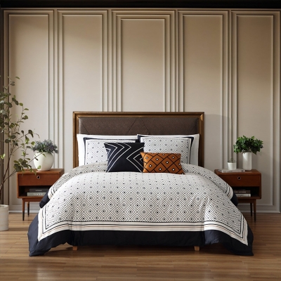 あさやん。 Bebejan® Geometric 5 Piece Reversible King Comforter Set