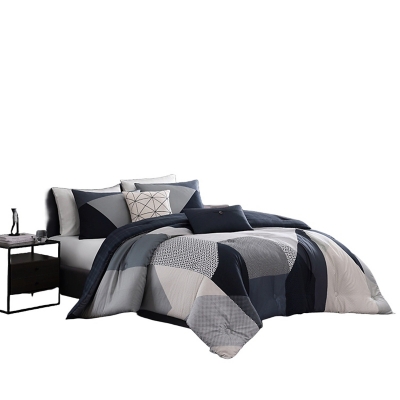 Bebejan® Geo Fusion 5 Piece Reversible Queen Comforter Set