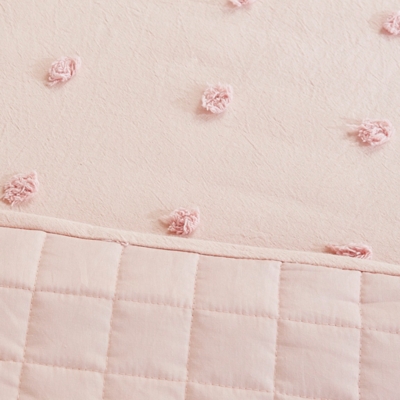 Urban Habitat Cotton Jacquard Daybed Set, Pink, large