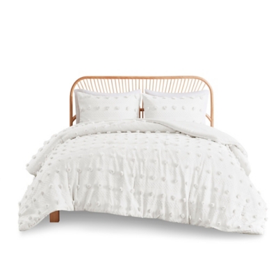Intelligent Design Clip Jacquard Twin/Twin XL Comforter Set, Ivory, rollover