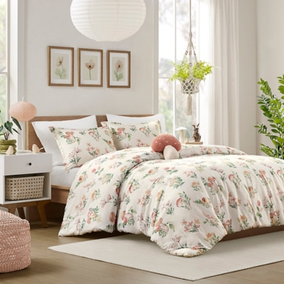 Intelligent Design Mushroom Garden Twin/Twin XL Comforter Set, Green, large