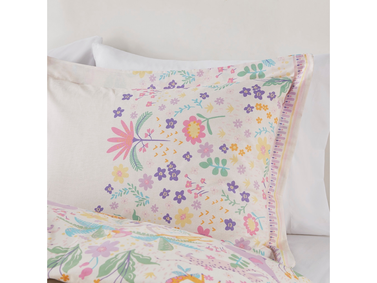 Urban Habitat Kids Set Piumino Singolo Con Sole E Arcobaleno - Biancheria Letto In Cotone Reversibile Per Cameretta Bambini - 6