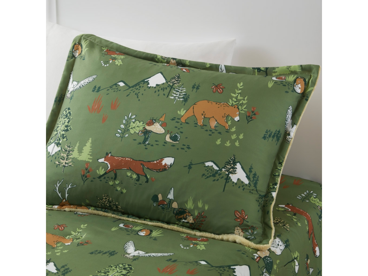 Mi Zone Kids Animals Plush Reversible Full/Queen Comforter