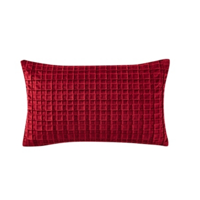 Anya Boudoir Decorative Throw Pillow, Crimson, large