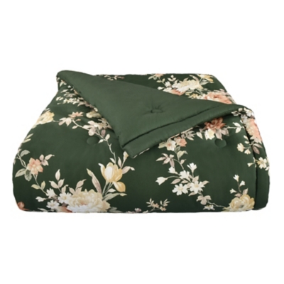 J. Queen Cottage Brittany Full/Queen 3 Piece Comforter Set, Forest, rollover