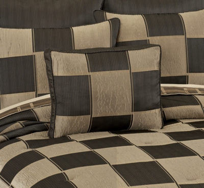 J. Queen New York Brando Bronze Boudoir Decorative Throw Pillow, , rollover