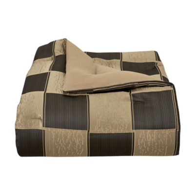 J. Queen New York Brando Queen 4 Piece Comforter Set, Bronze, rollover