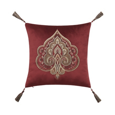 J. Queen New York Calistoga Embellished Decorative Throw Pillow, , large
