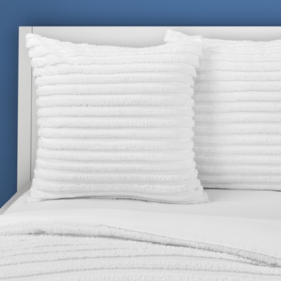 J. Queen Bold Darby Euro Sham, White, rollover