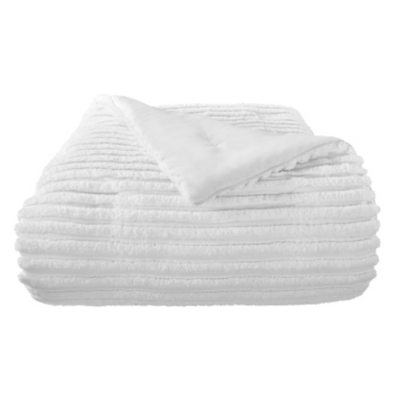 J. Queen Bold Darby Full/Queen 3 Piece Comforter Set, White, rollover