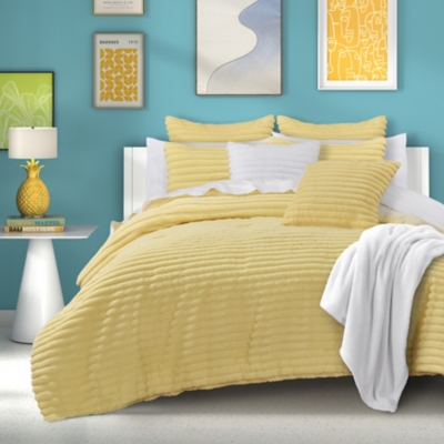 J. Queen Bold Darby Full/Queen 3 Piece Comforter Set, Yellow, large