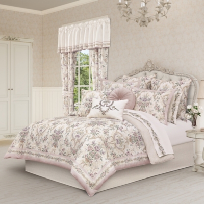 Royal Court Avant California King 4 Piece Comforter Set, Blush, large