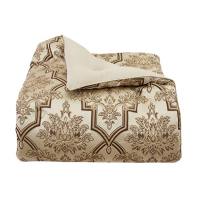 J. Queen New York Gold Coast California King 4 Piece Comforter Set, Sand, rollover