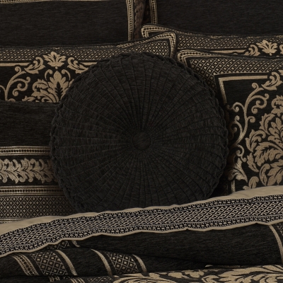J. Queen New York Laurenza Tufted Decorative Throw Pillow, , rollover