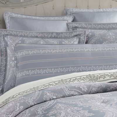J. Queen New York Sondra Bolster Decorative Throw Pillow, Powder Blue, rollover