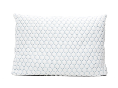 MOLECULE Infinity PRO Cooling Gel Memory Foam Adjustable Standard Pillow, White, large