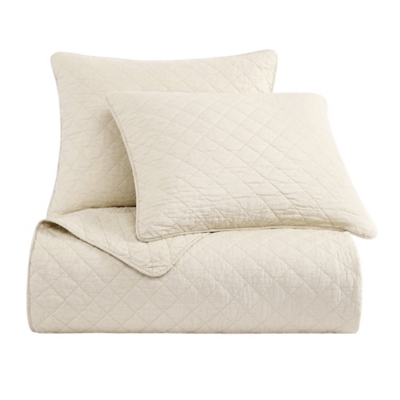 Indigo Hill 3-Piece Full/Queen Comfort Quilt Set, Prairie Tan, large