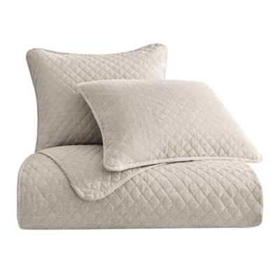 (^з^)-☆ Charlie Jenny Ashleyセット Indigo Hill Anna Diamond 3-Piece Full/Queen Quilted Coverlet