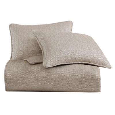 HiEnd Accents Chenille 3-Piece King Duvet Set, Sand, large