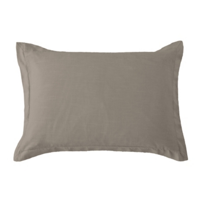 HiEnd Accents Hera Dutch Euro Pillow, Taupe, rollover