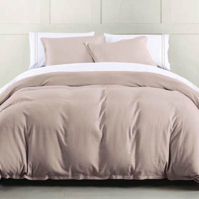 HiEnd Accents Hera 1-Piece King Duvet Cover, Blush, large