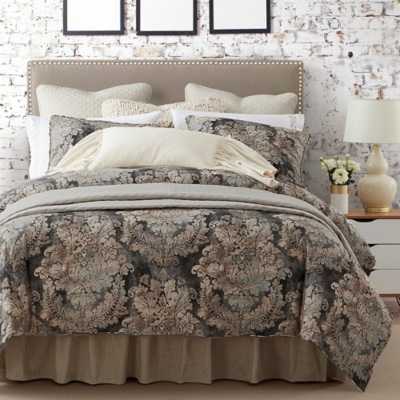 HiEnd Accents Victoria 3-Piece King Comforter Set, Multi, rollover
