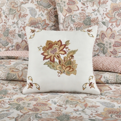 Royal Court Janessa 16" Square Throw Pillow, Spice