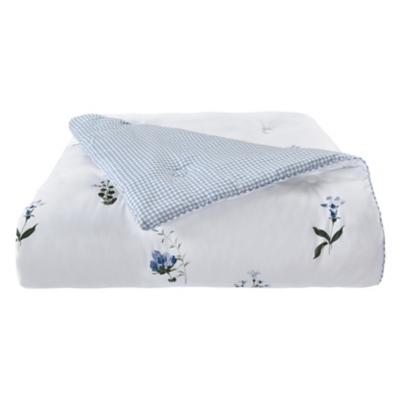 Royal Court Kourtney 4 Piece Queen Comforter Set, Blue, rollover