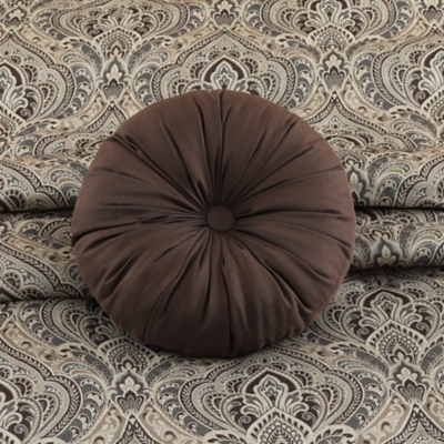 Royal Court Maren Round Throw Pillow, , rollover