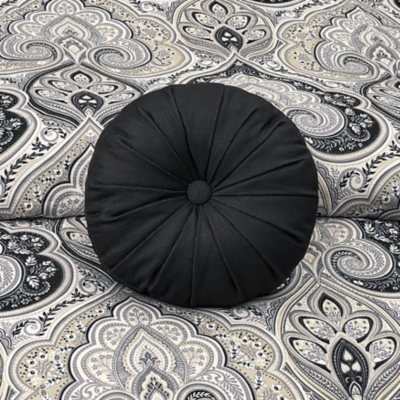 Royal Court Messina Round Throw Pillow, , rollover
