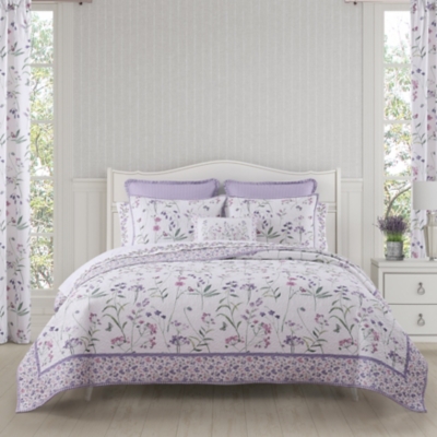 Royal Court Nola 3 Piece King Quilt Set, Lilac, large