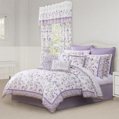 Royal Court Nola 4 Piece Queen Comforter Set, Lilac