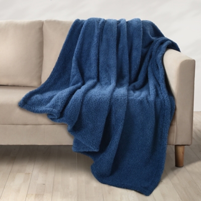 J. Queen Bold Cozy Throw, Blue, large