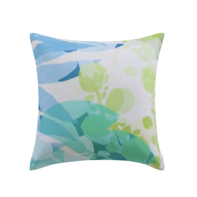 J. Queen Bold Tiki Euro Sham, Green, large