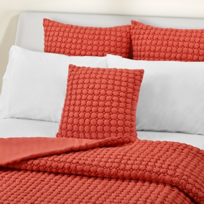J. Queen Bold Cloud Puff Decorative Throw Pillow, Melon, rollover