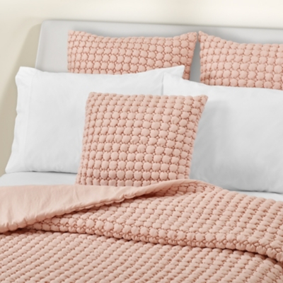 J. Queen Bold Cloud Puff Decorative Throw Pillow, Blush, rollover