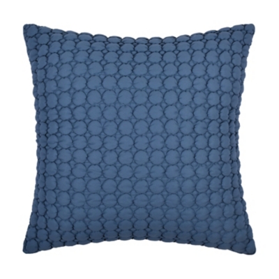 J. Queen Bold Cloud Puff Euro Quilted Sham, Blue, large