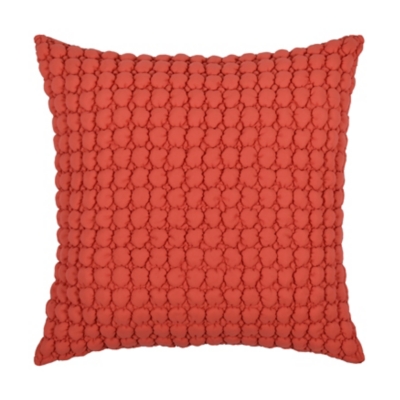 J. Queen Bold Cloud Puff Euro Quilted Sham, Melon, large