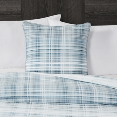 J. Queen Modern Pascal Decorative Throw Pillow, Blue, rollover