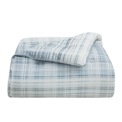 J. Queen Modern Pascal 3 Piece Full/Queen Comforter Set, Blue, rollover