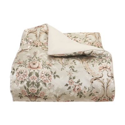 J. Queen New York Pecora 4-Piece King Comforter Set, Coral, rollover
