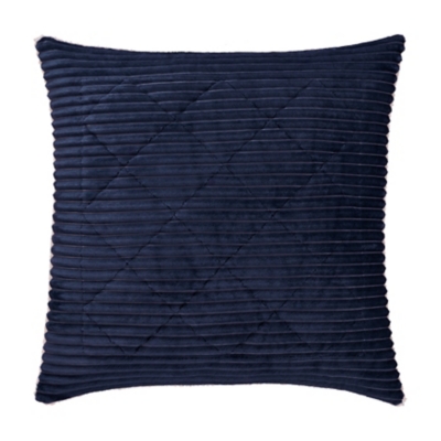 J. Queen New York Everett Euro Sham, Navy, large