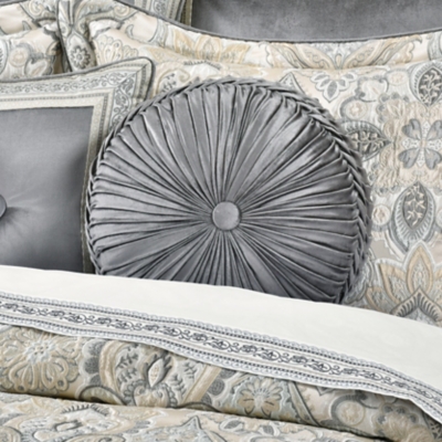 J. Queen New York Annabelle Round Throw Pillow, , rollover
